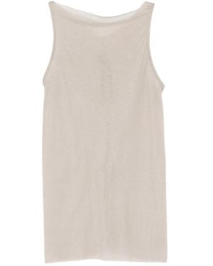 Rick Owens Sleeveless Tops - Natural