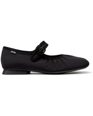 Camper Casi Myra Buckle-Fastening Ballet Flats - Black