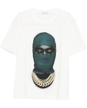 ih nom uh nit Mask 20 T-Shirt - Blue