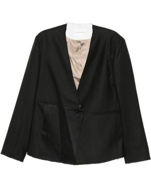 Viktoria Chan Paneled Blazer - Black