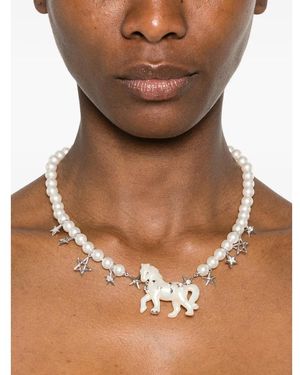 YVMIN Paradise Pony Star Necklace - Metallic