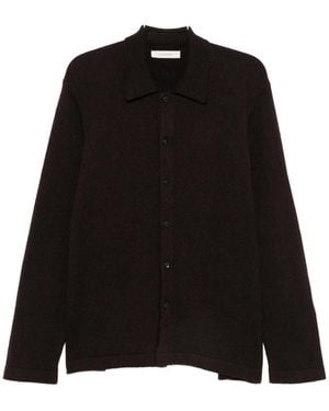 Umit Benan Winter Sunset Button-Up Long-Sleeve Cardigan - Black