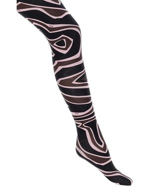 PUCCI Iride-Print Tights - Black