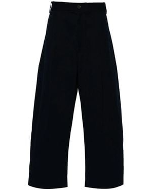 Studio Nicholson Wide-Leg High-Waisted Pants - Blue