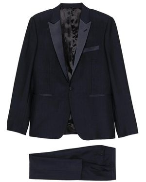 Reveres 1949 Shawl-Collar Suit - Blue