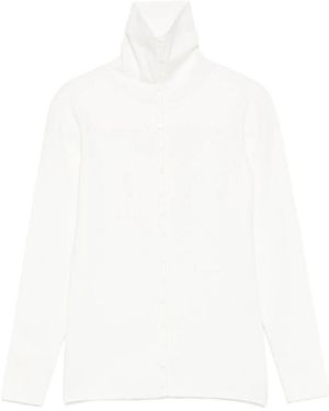 TOTEME Button-Up Cardigan - White