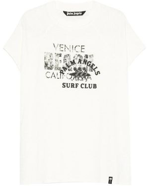 Palm Angels Neutrals T-Shirts & Vests - White