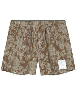 Satisfy Space-O 5" Perforated Drawstring Shorts - Multicolour