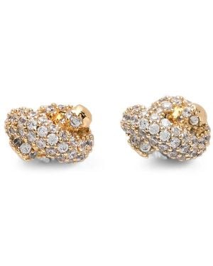Kate Spade Sailor's Knot Crystal-Embellished Earrings - Metallic