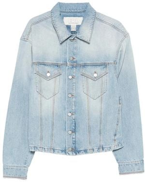 ERL Flap-Pocket Denim Jacket - Blue