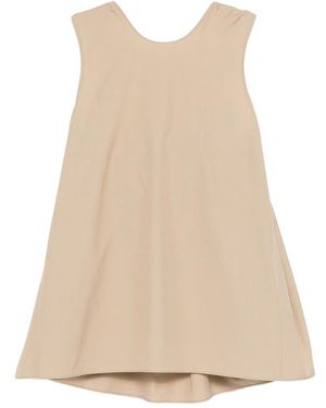 Carven A-Line Trapeze Top - Natural