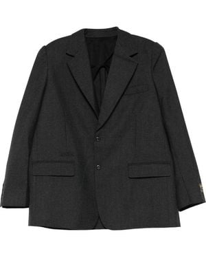 Willy Chavarria Chuco Oversized Blazer - Black