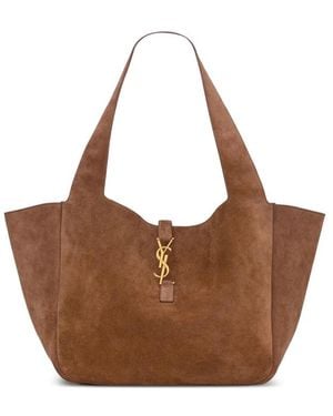 Saint Laurent Tote Bags - Brown