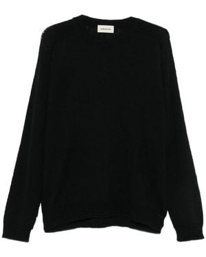 Atomo Factory Crew-Neck Long-Sleeve Jumper - Black