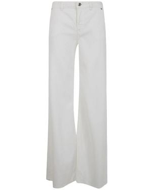 Blumarine Wide Jeans - White