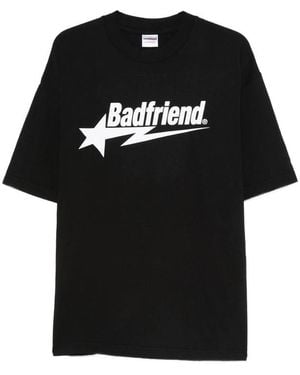 Badfriend Logo-Print T-Shirt - Black