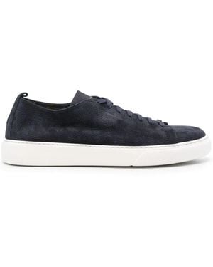 Henderson Paneled Suede Sneakers - Blue
