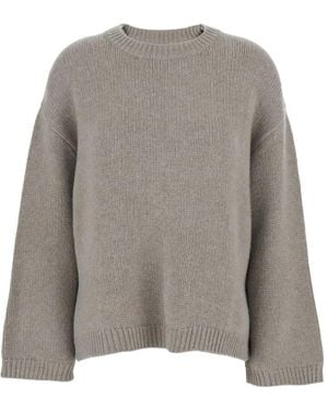 Soft Goat Cashmere Sweater - Gray