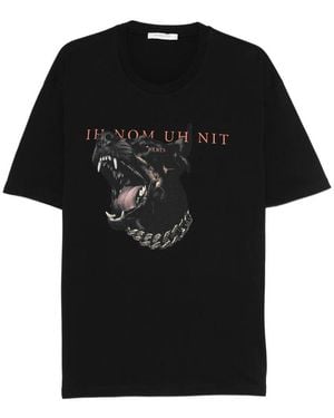 ih nom uh nit Dobermann T-Shirt - Black