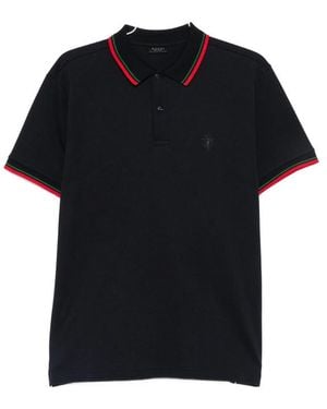 Gucci Web-Stripe Polo Shirt - Black