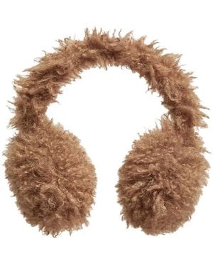 Moncler Textured Earmuffs - Brown