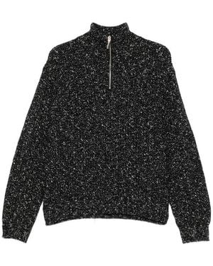 Ernest W. Baker Quarter-Zip Jumper - Black