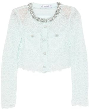 Self-Portrait Jackets - Blue