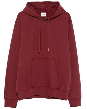 Arte' Graphic-Print Drawstring Hoodie - Red