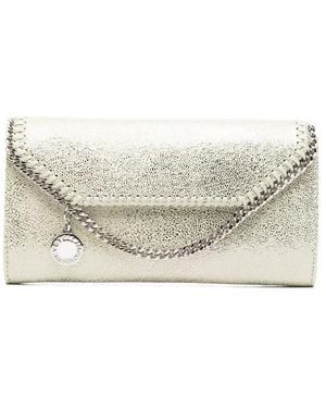 Stella McCartney Neutrals Clutch Bags - Metallic
