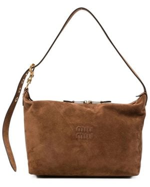 Miu Miu Tote Bags - Brown