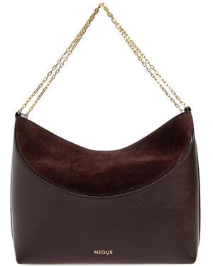 Neous Pavo Suede Chain-Strap Tote Bag - Brown