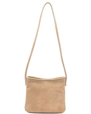 MANU Atelier Suede Shoulder Bag - White
