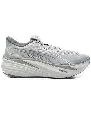 Puma X Nitro Magmax Nitro 2 Perforated Panelled Trainers - Grey