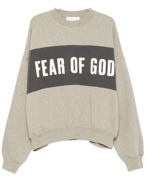 Fear Of God Essentials Logo-Print Jumper - White