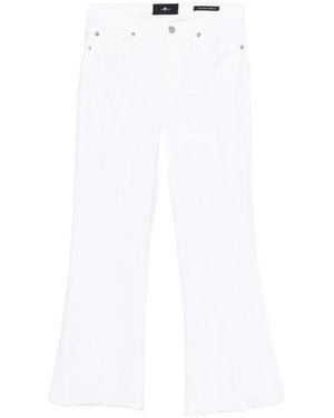 7 For All Mankind Dojo Soleil Trousers - White