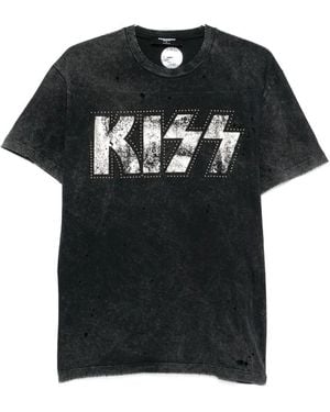 DSquared² X Kiss Cool T-Shirt - Black
