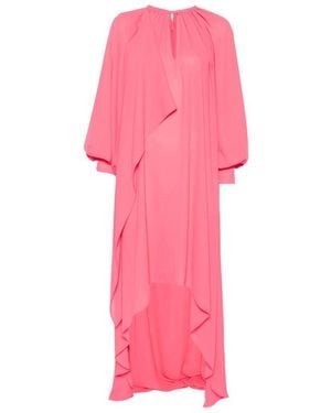Gianluca Capannolo Amina Draped Asymmetric Dress - Pink