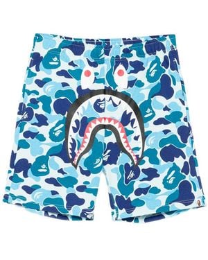 A Bathing Ape Track Shorts - Blue
