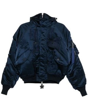 Alpha Industries X Cecile Bahnsen N-2B Hooded Jacket - Blue