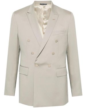 Eraldo Double-Breasted Blazer - Grey