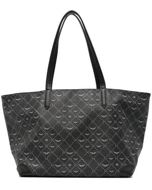 Zadig & Voltaire Monogram-Print Tote Bag - Black