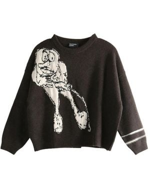 Enfants Riches Deprimes Jean D. Sweater - Black