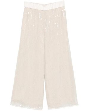 Peserico Neutrals Trousers - Natural