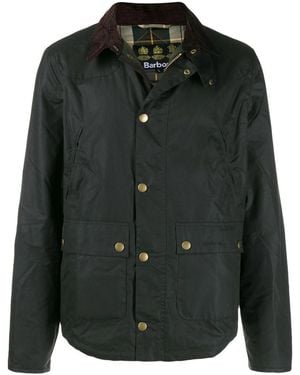 Barbour Reelin Wax-Coated Jacket - Green