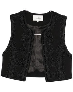 Ba&sh Beaded Embellished Jacket - Black