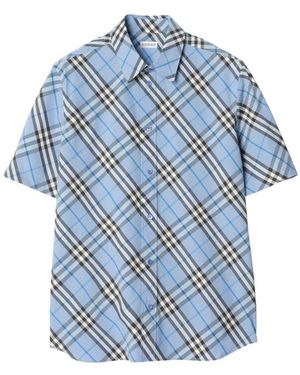Burberry Shirts - Blue