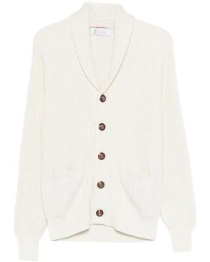 Brunello Cucinelli Neutrals Jumpers & Knitwear - White