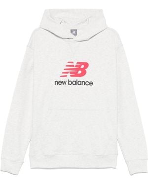 New Balance Athletics Logo Hoodie - White