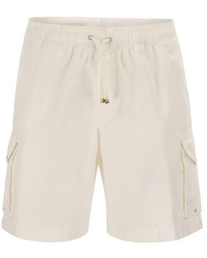 Brunello Cucinelli Neutrals Shorts - Natural