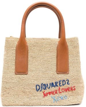 トートバッグ DSQUARED2 Woman Tote bags Beige SPM0104 00308367 5089 DSQUARED2: Shoulder bag woman - Beige | Dsquared2 tote bags